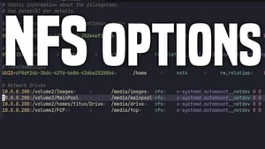 Best NFS Network Drive Settings for Linux
