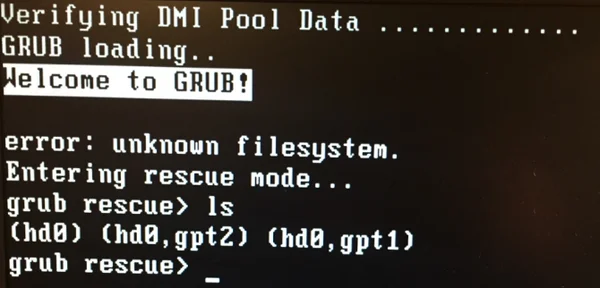 Grub Rescue | Repairing your Bootloader