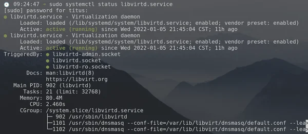 libvirtd-service